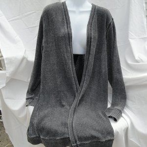 VANILLA STAR Size XL Ladies Gray Jacket Open Back